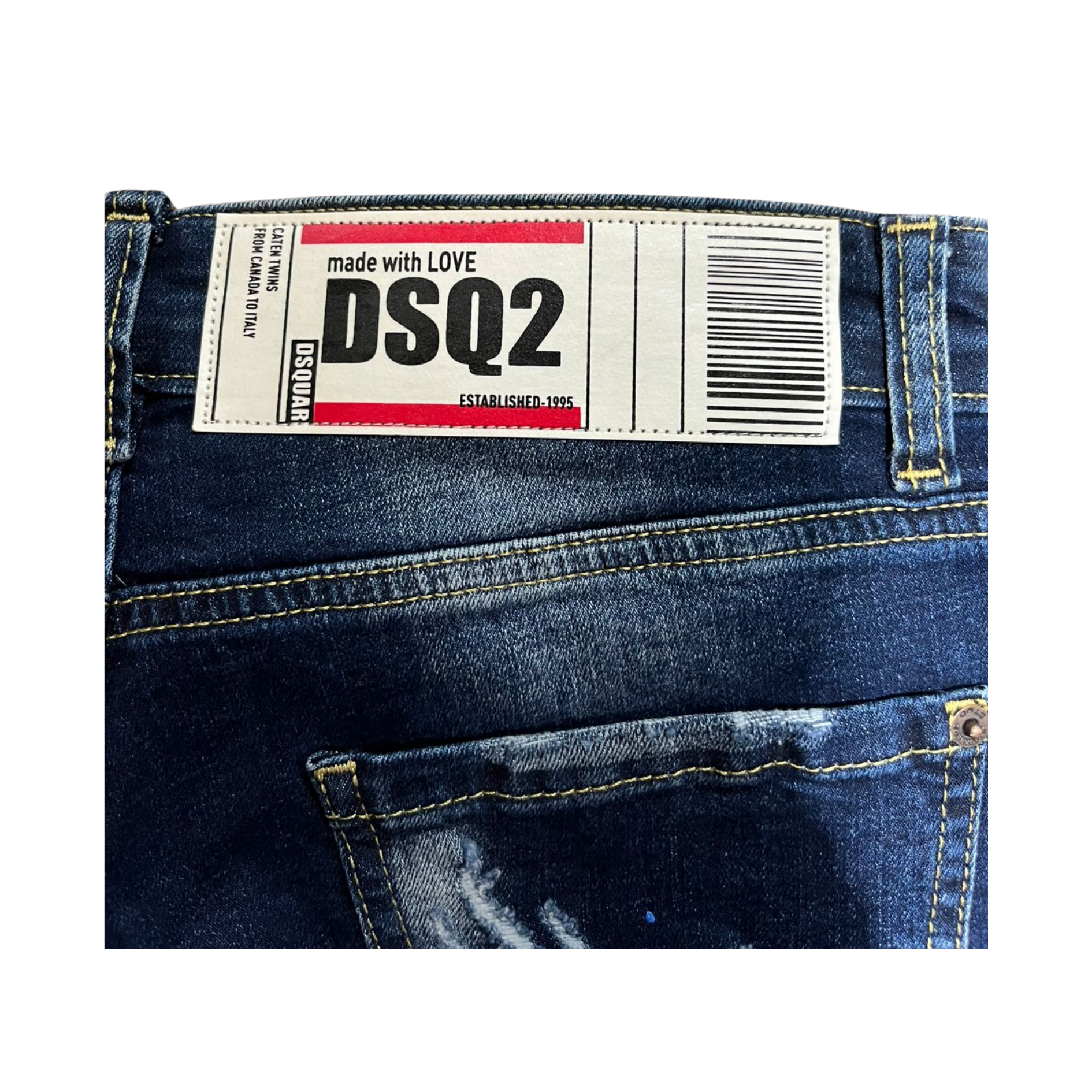 Jeans shorts #8 DSquared - Afbeelding 3