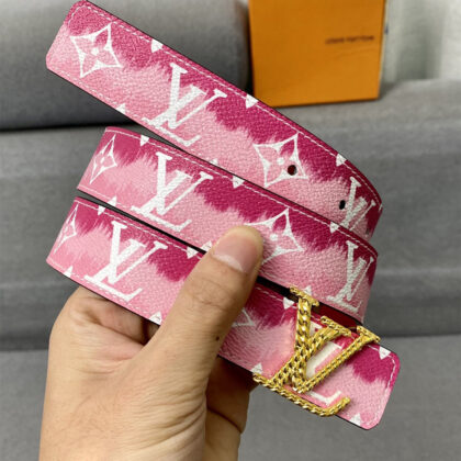 Louis Vuitton, Women's Belt, Pink