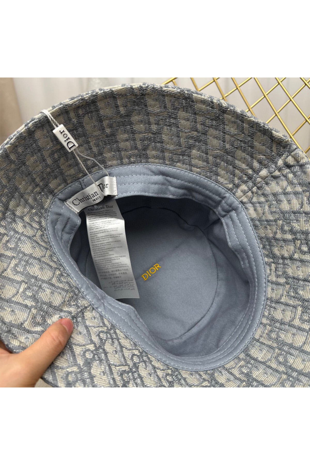 Christian Dior, Unisex Hat, Grey - Afbeelding 3