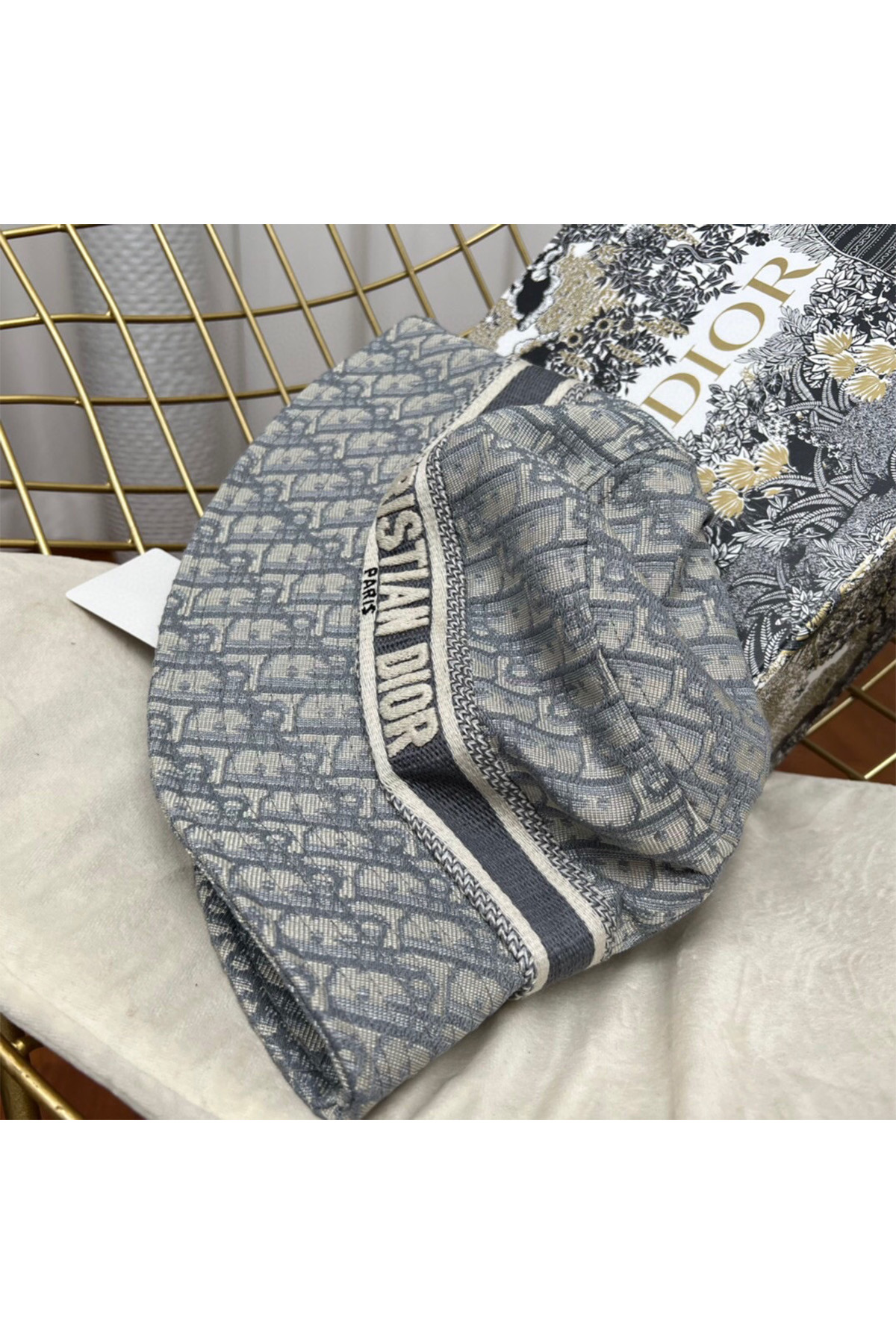 Christian Dior, Unisex Hat, Grey - Afbeelding 4