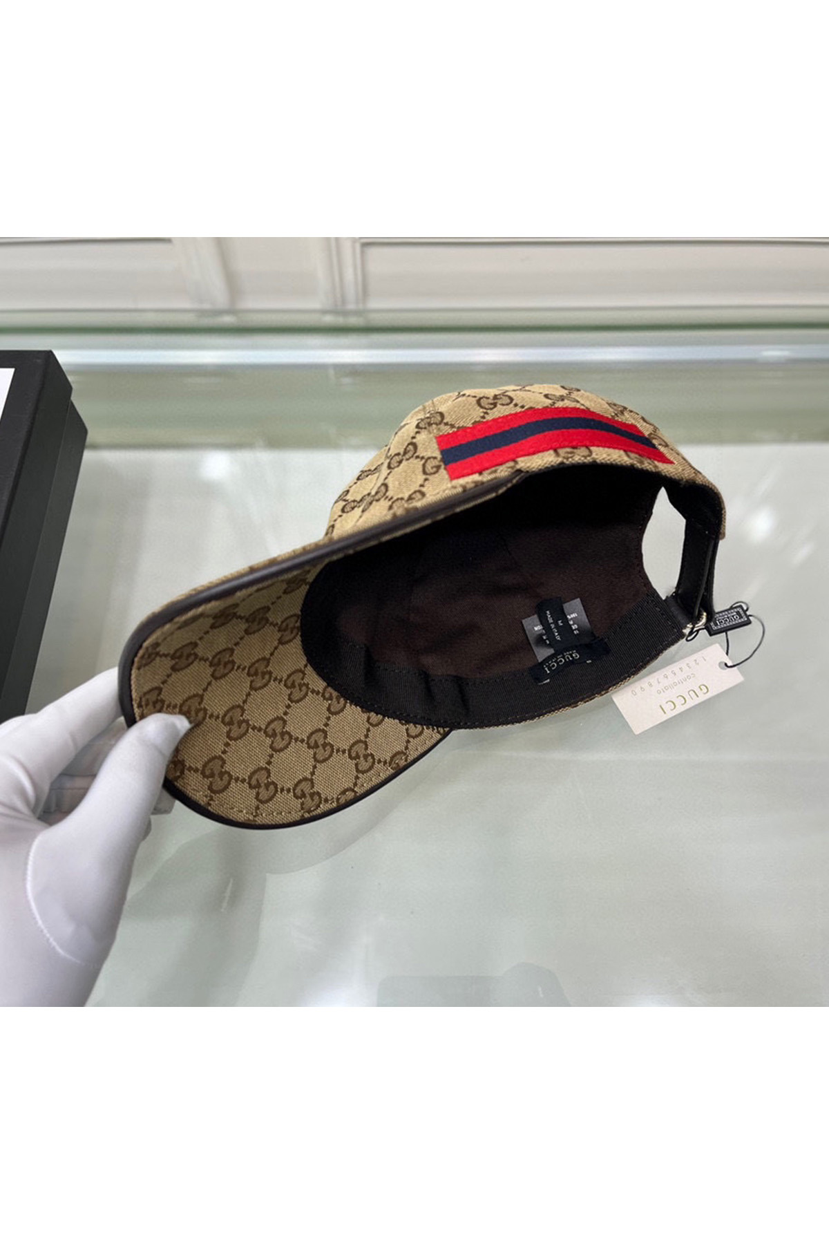 Gucci, Unisex Hat, Brown - Afbeelding 3