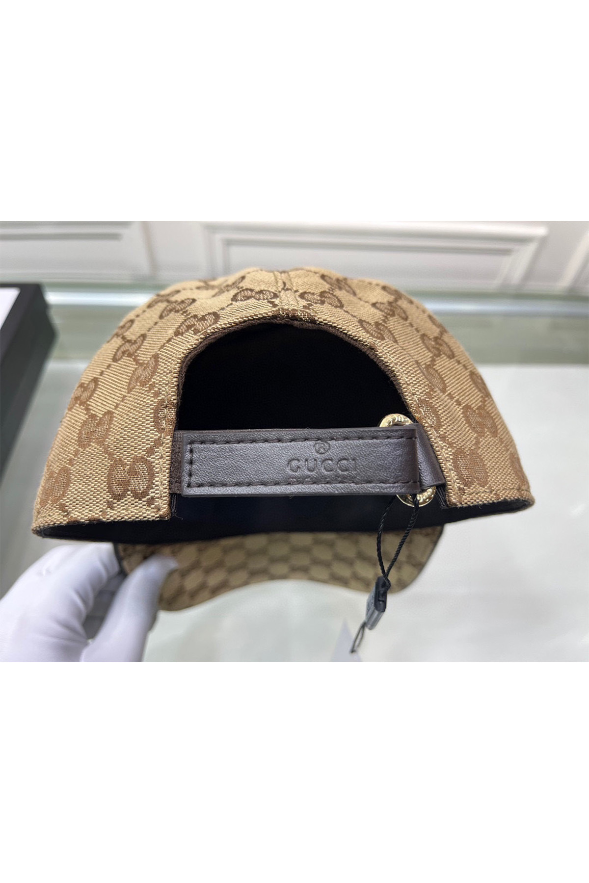 Gucci, Unisex Hat, Brown - Afbeelding 4