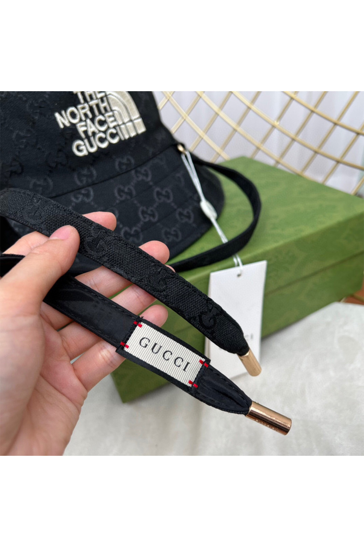 Gucci x The North Face, Unisex Hat, Black - Afbeelding 5