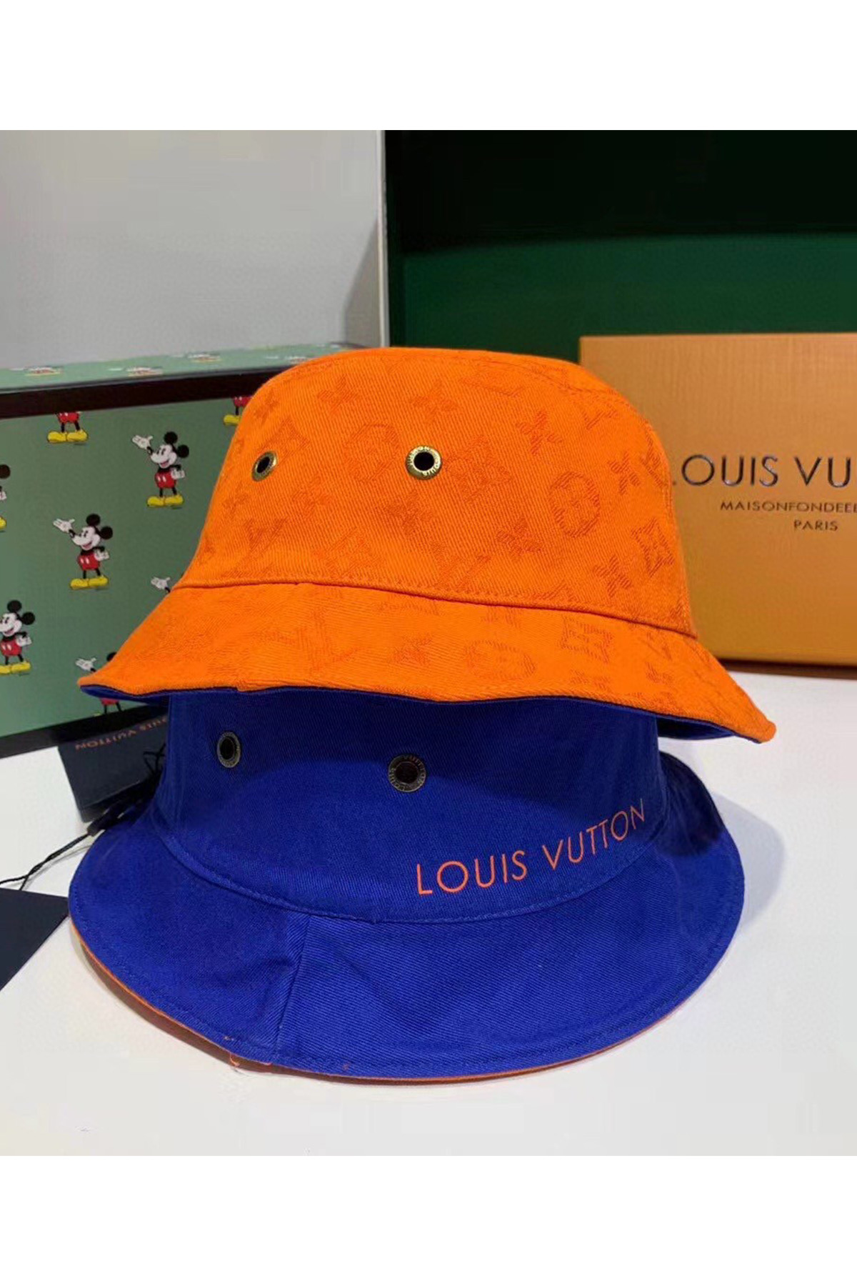 Louis Vuitton, Unisex Hat, Orange - Afbeelding 2