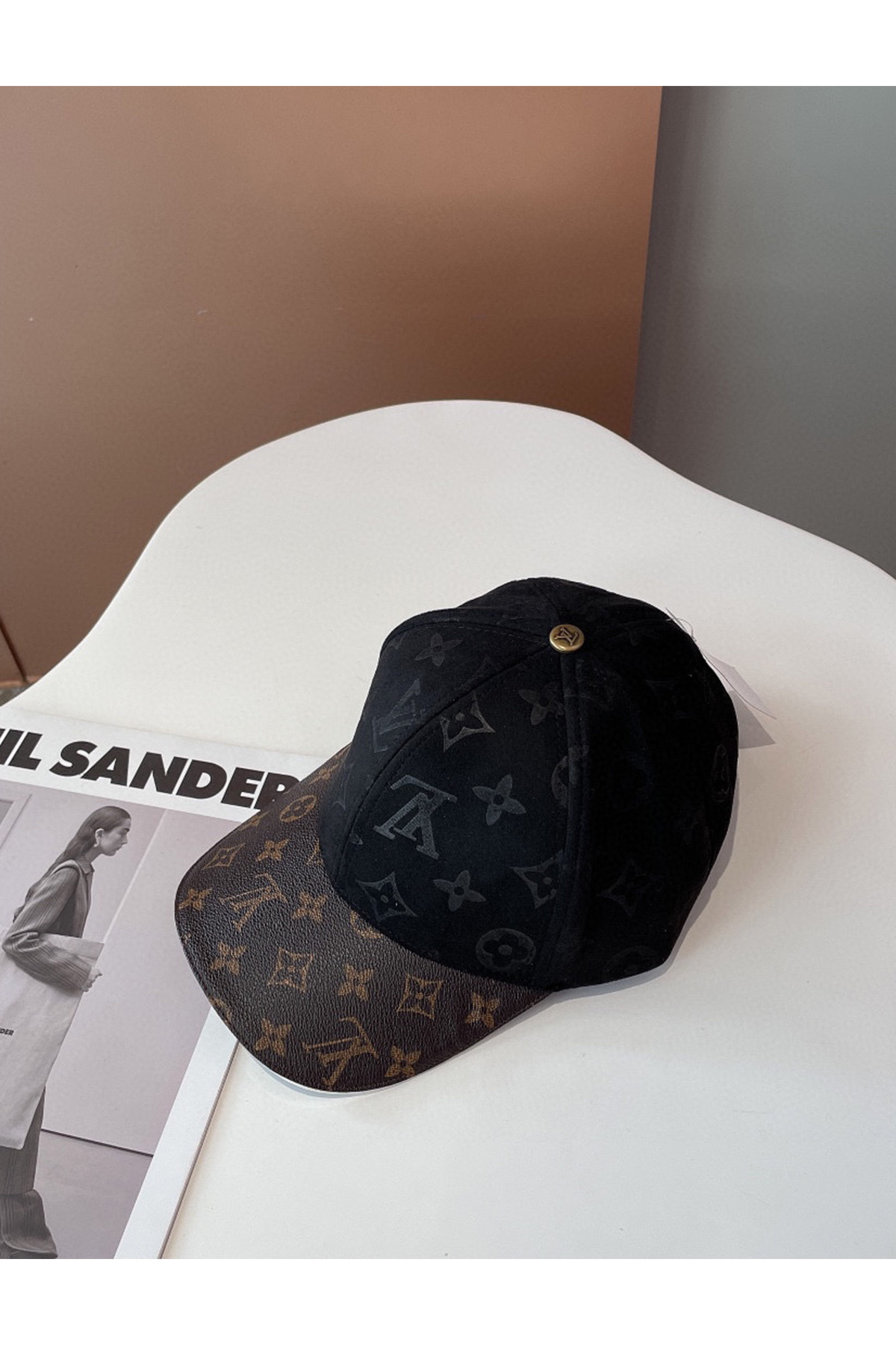 Louis Vuitton, Unisex Hat, Black - Afbeelding 8