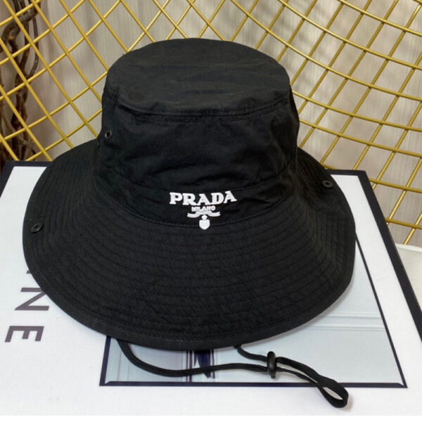 Prada, Unisex Hat, Black