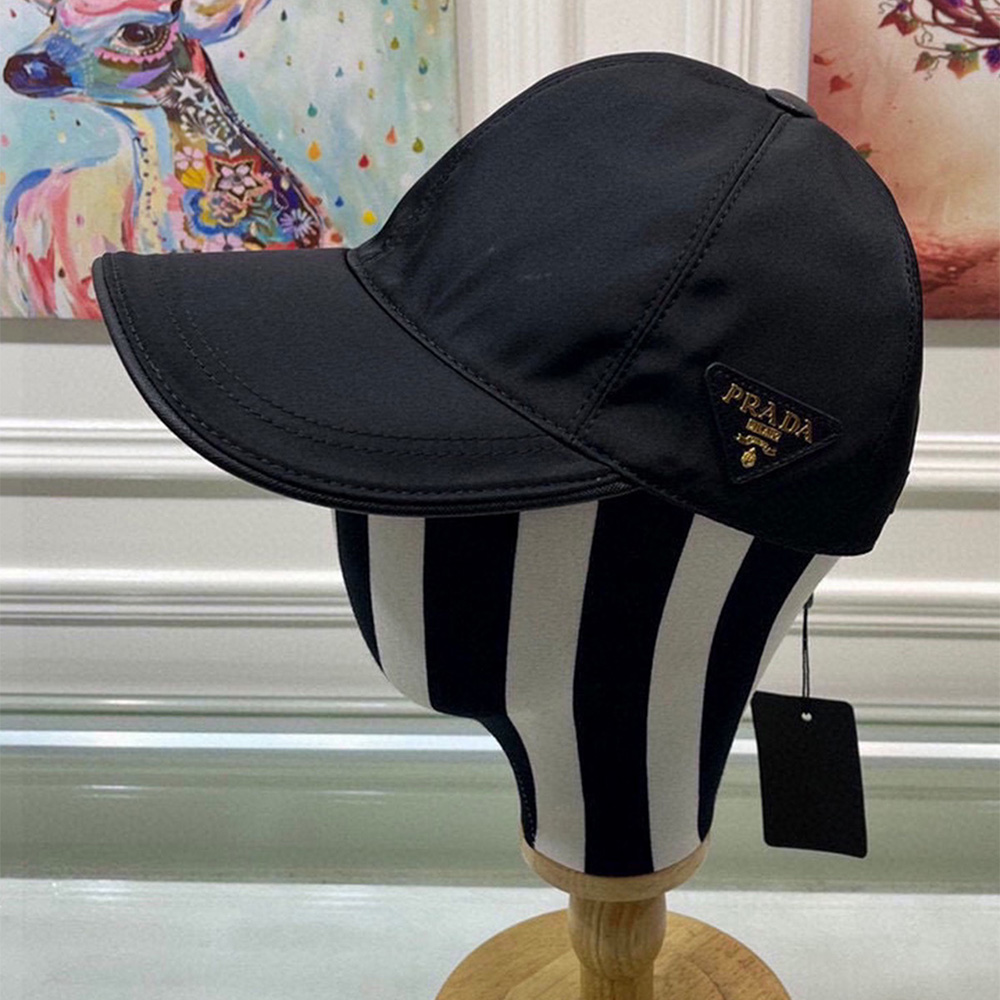 Prada, Unisex Hat, Black