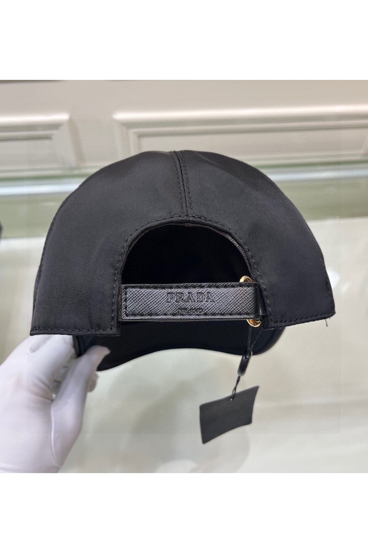 Prada, Unisex Hat, Black - Afbeelding 3