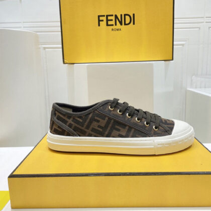 Fendi, Women's Sneaker, Brown