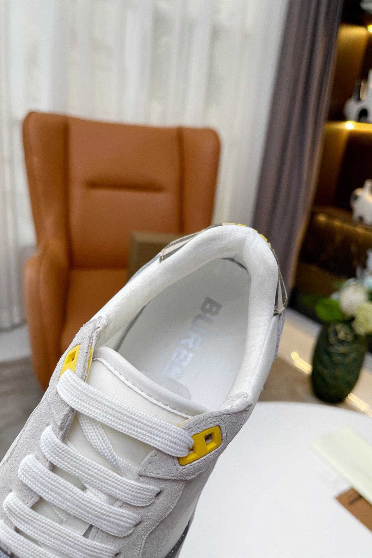 Burberry, Women's Sneaker, Grey - Afbeelding 6