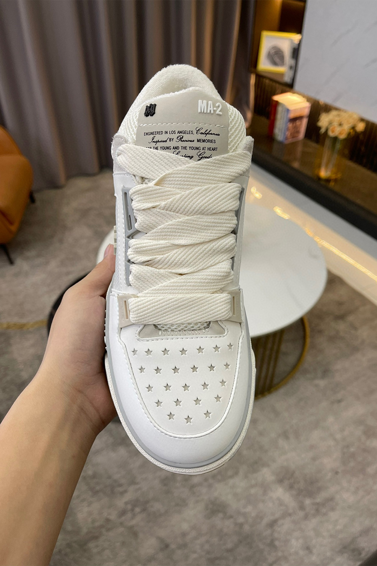 Amiri, Women's Sneaker, White - Afbeelding 2