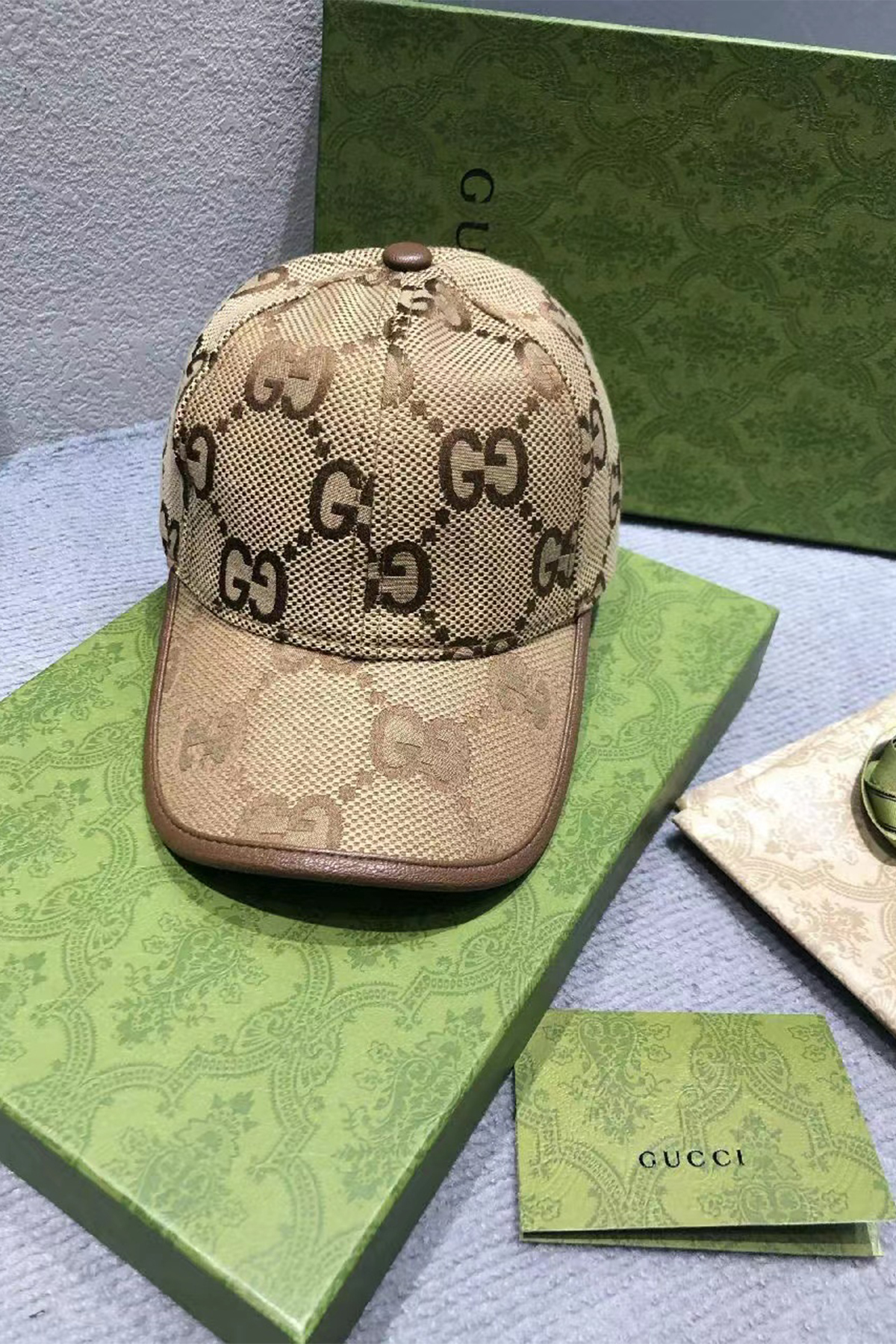 Gucci, Unisex Hat, Brown