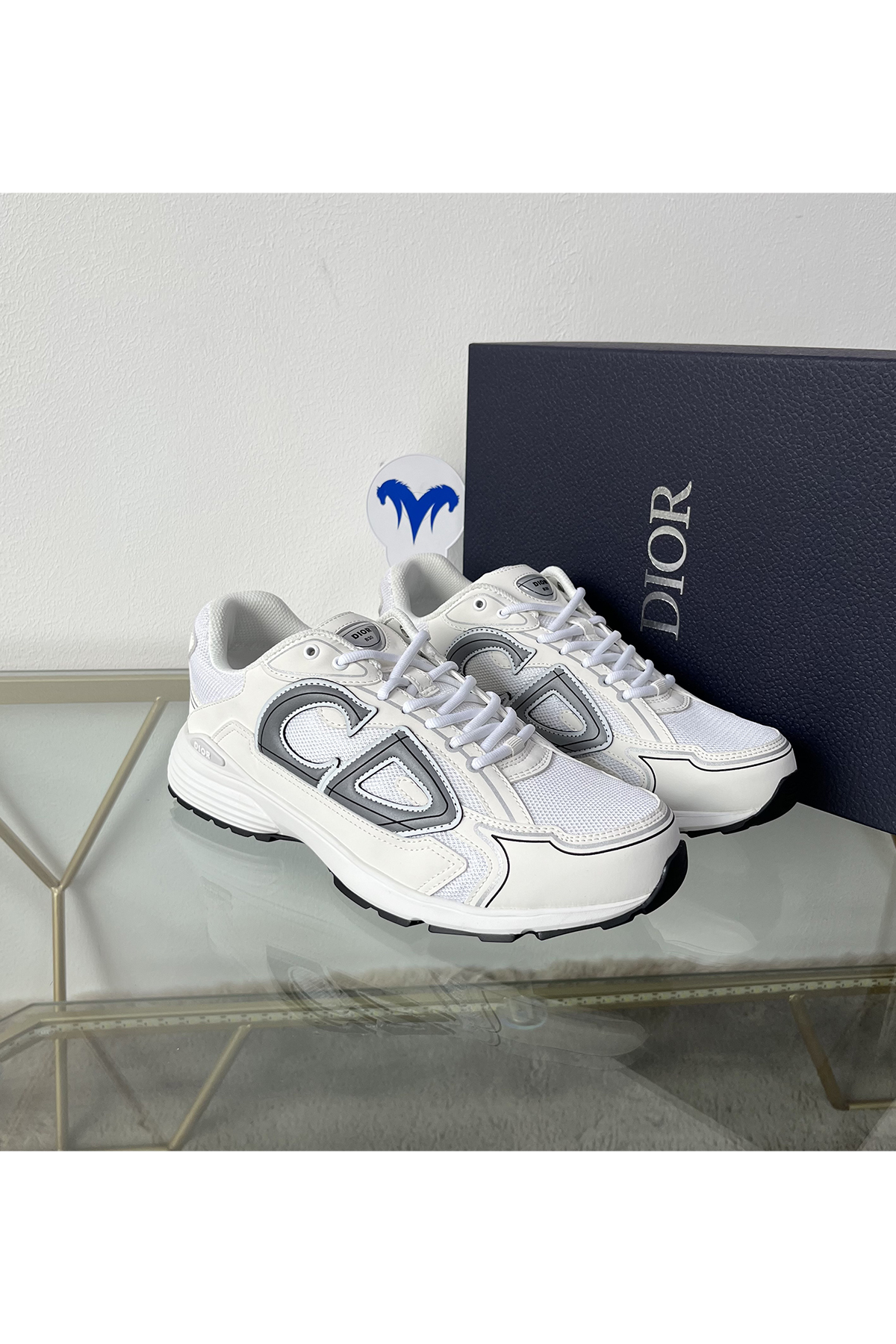 Christian Dior, B30, Women's Sneaker, White - Afbeelding 2