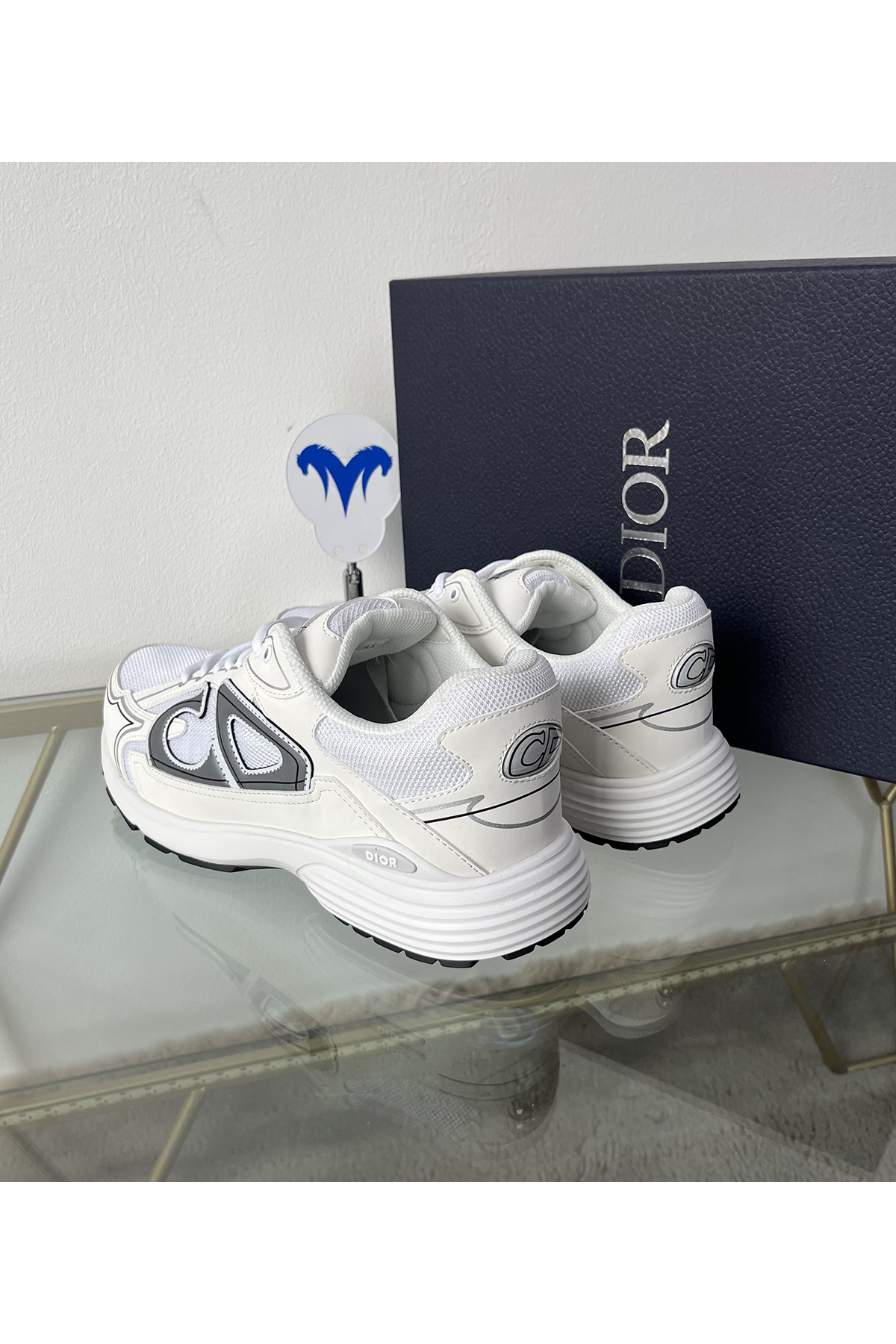 Christian Dior, B30, Women's Sneaker, White - Afbeelding 6