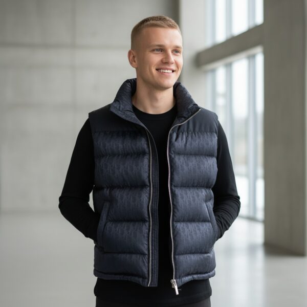 Christian Dior, Oblique, Men's Vest, Navy