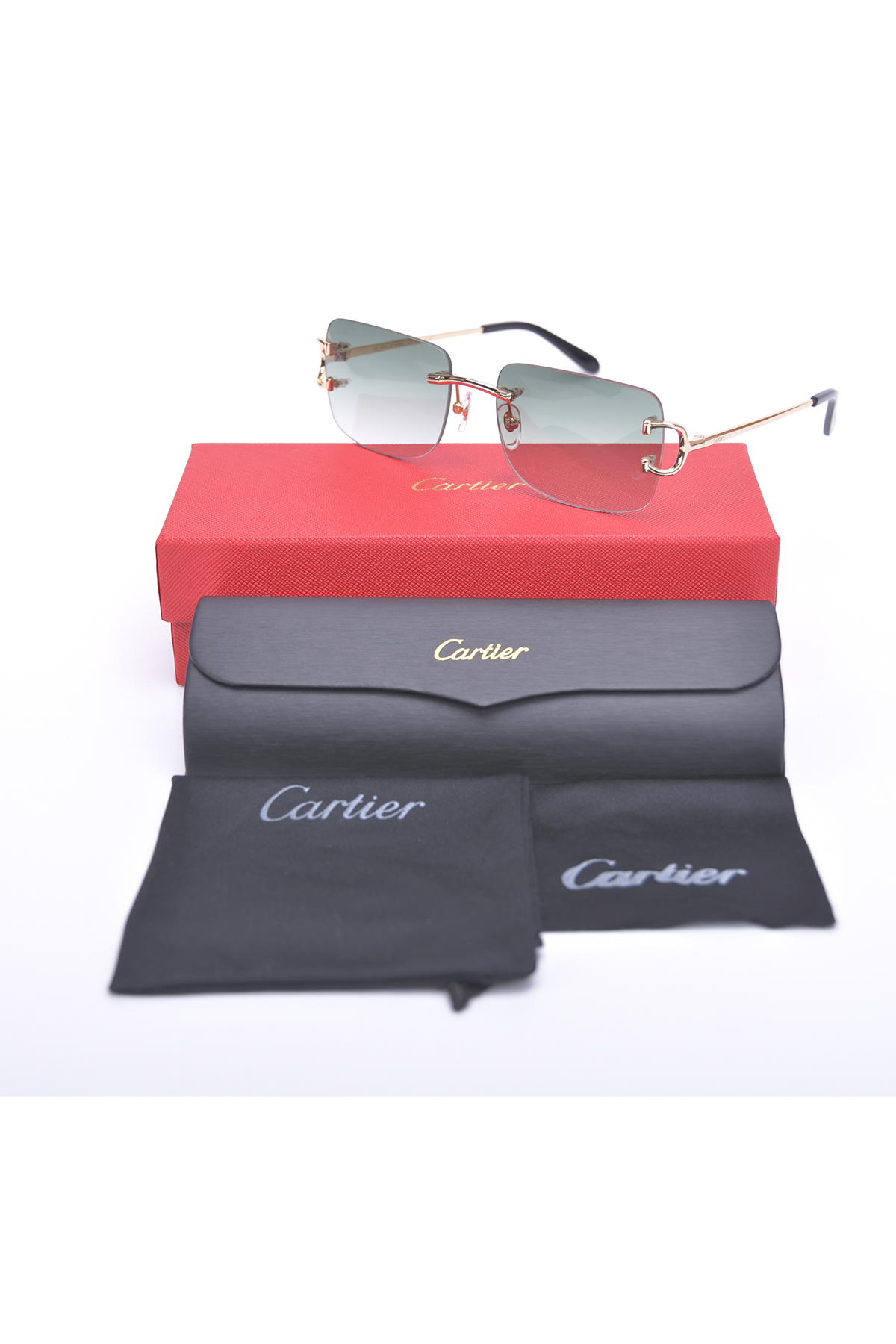 Cartier, Clasic C Signature,Unisex Eyewear - Afbeelding 6