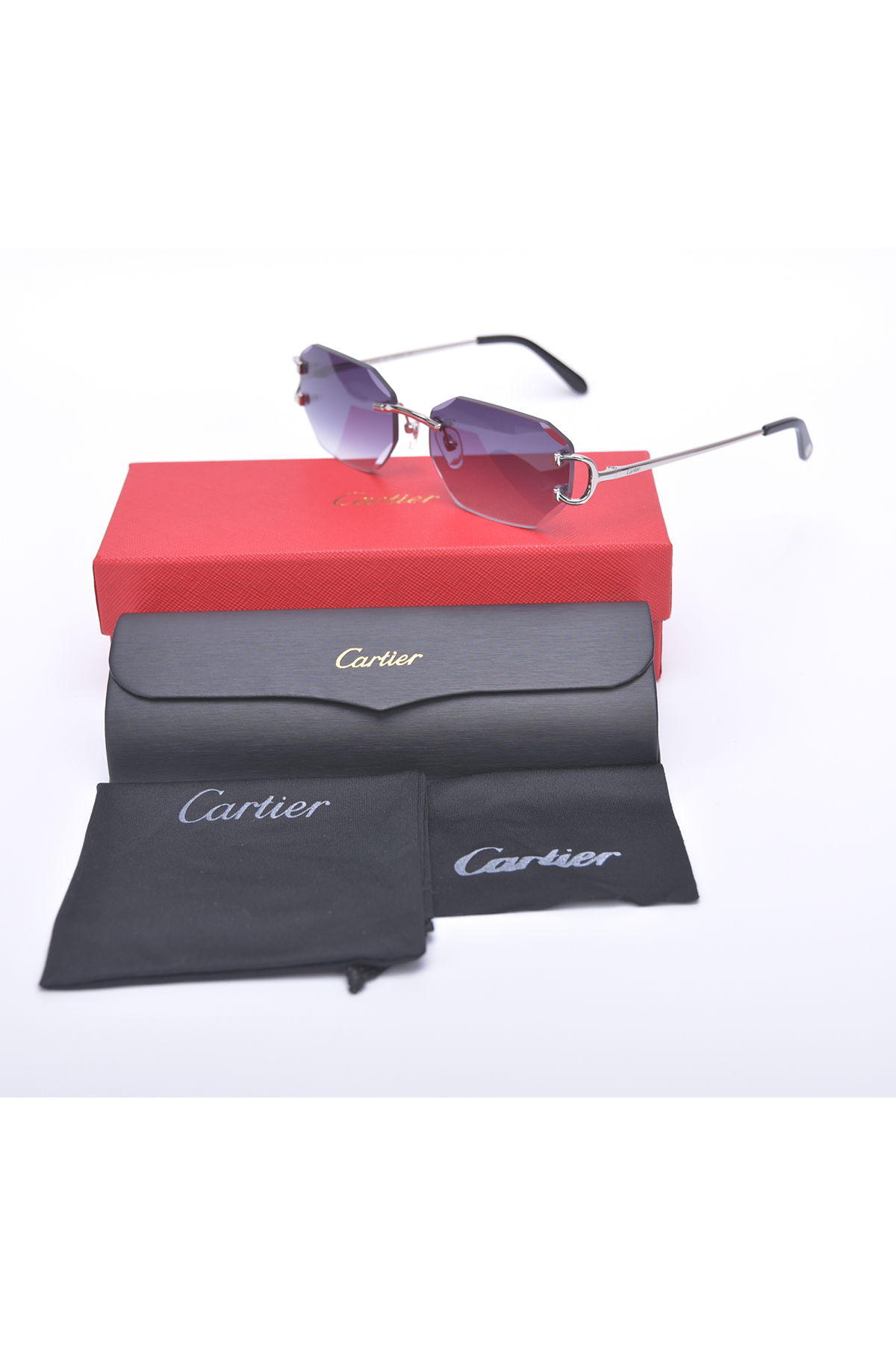 Cartier, Clasic C Signature,Unisex Eyewear - Afbeelding 6