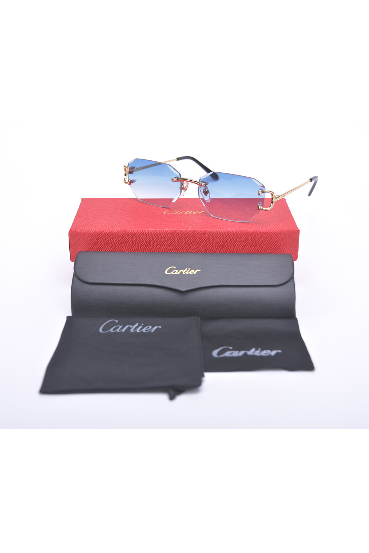 Cartier, Clasic C Signature,Unisex Eyewear - Afbeelding 6