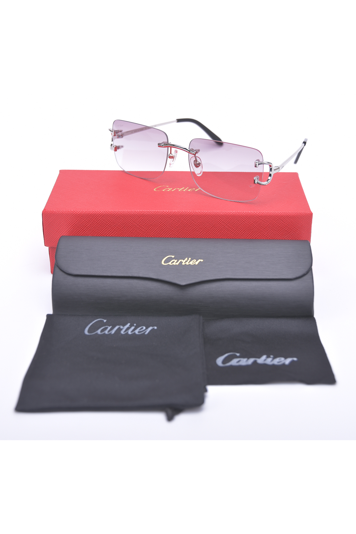 Cartier, Clasic C Signature,Unisex Eyewear - Afbeelding 6