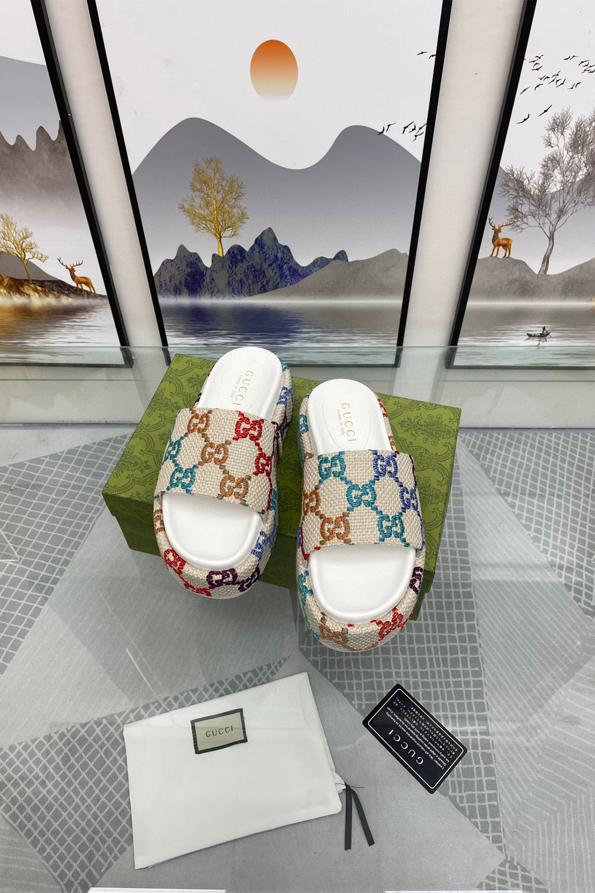 Gucci, Women's Slipper, Colorful - Afbeelding 5