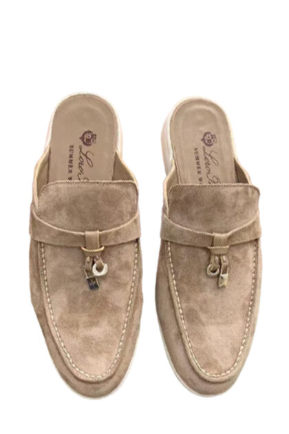 Loro Piana, Women's Slipper, Camel