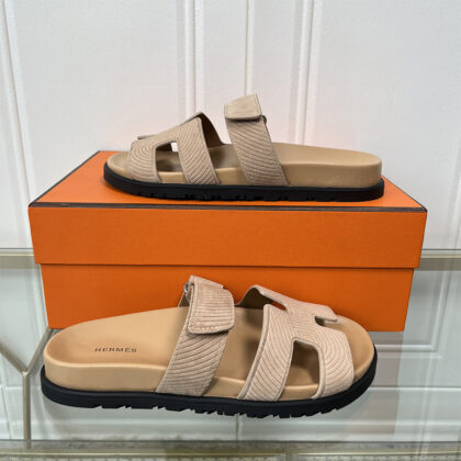 Hermes, Women's Slipper, Beige