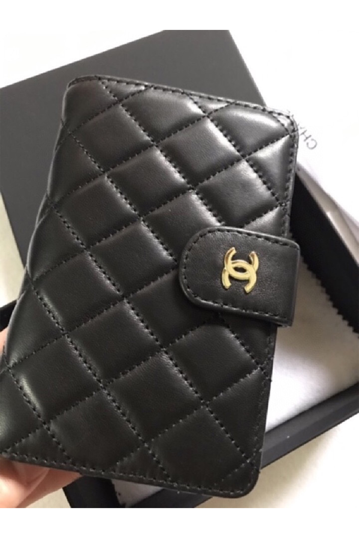 Chanel, Women's Wallet, Black - Afbeelding 6