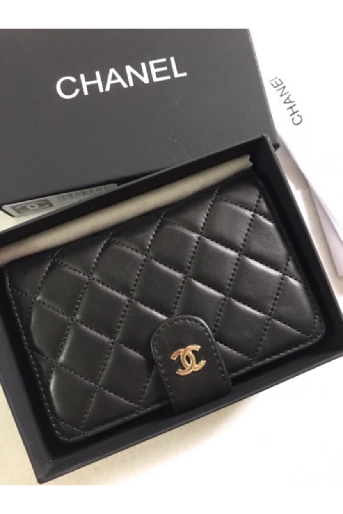 Chanel, Women's Wallet, Black - Afbeelding 7