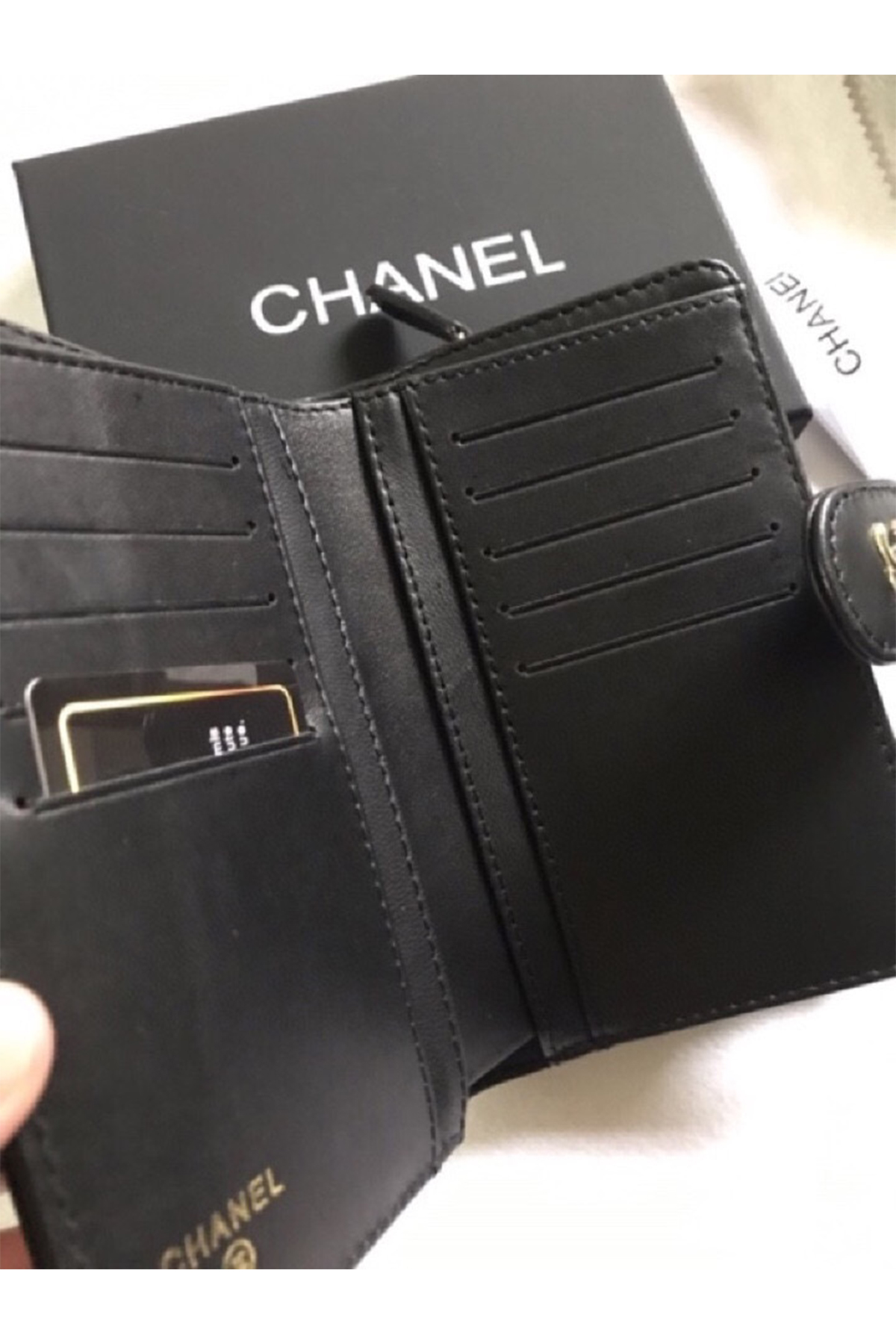 Chanel, Women's Wallet, Black - Afbeelding 8