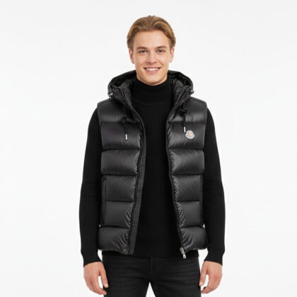 Moncler, Men's Vest, Black (108800)