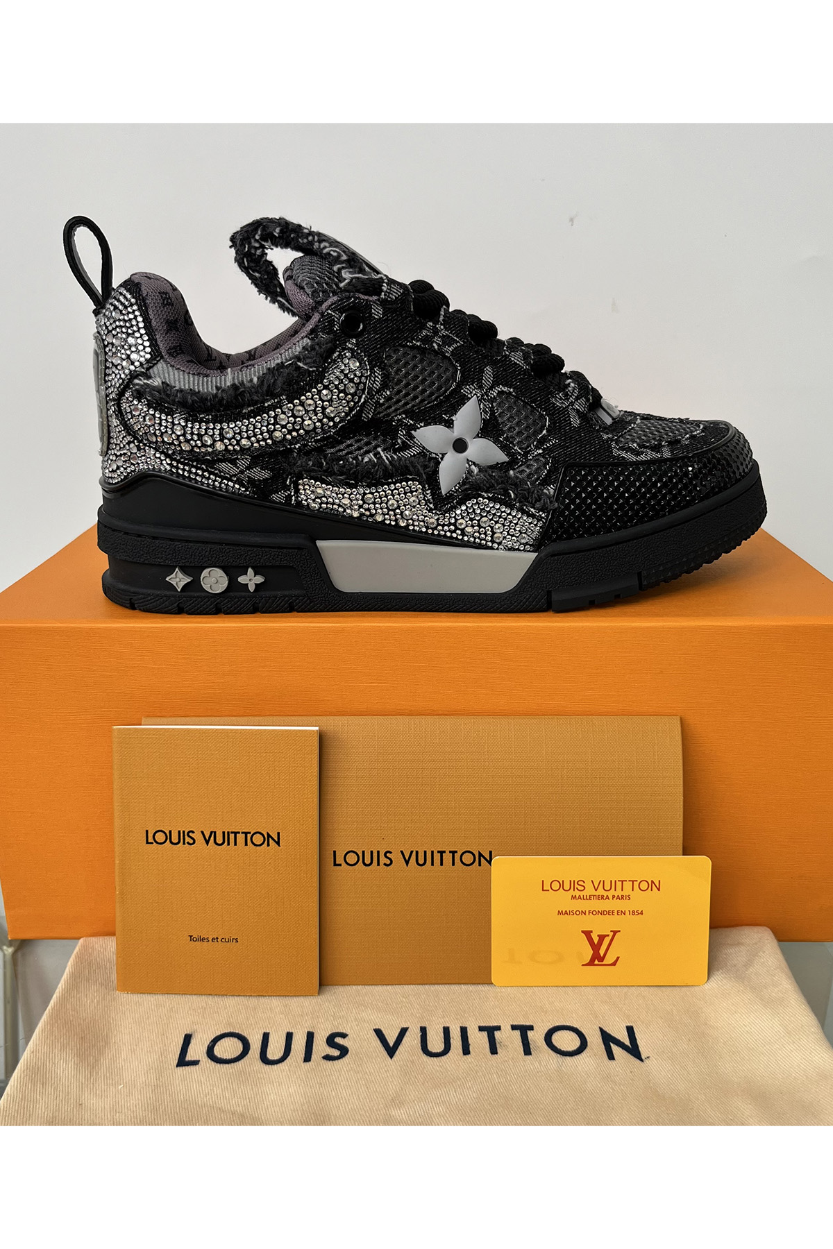 Louis Vuitton, Trainer, Women's Sneaker, Black - Afbeelding 2