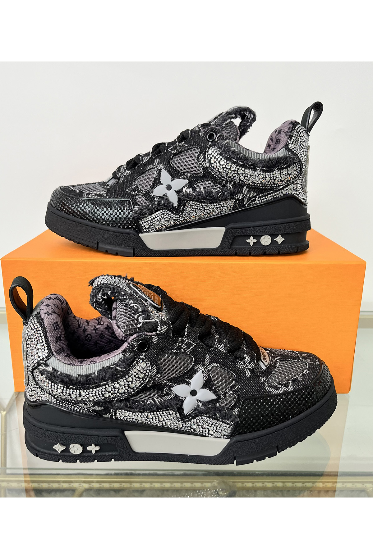 Louis Vuitton, Trainer, Women's Sneaker, Black - Afbeelding 3