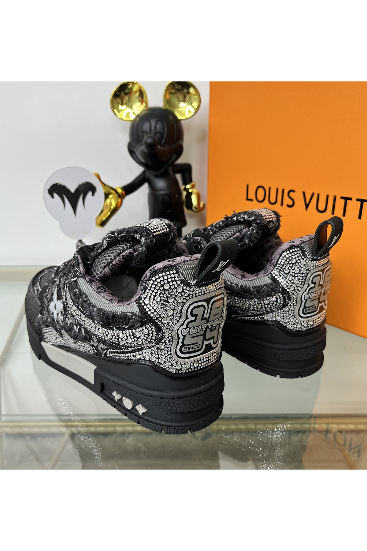 Louis Vuitton, Trainer, Women's Sneaker, Black - Afbeelding 8