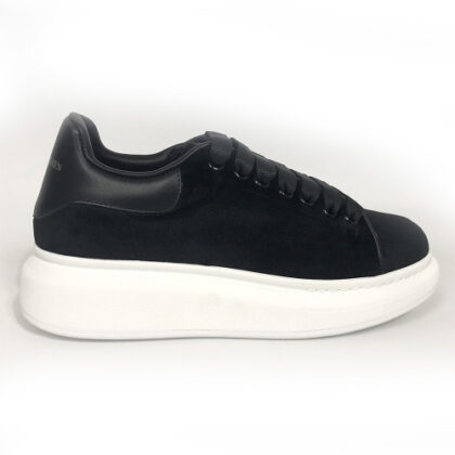 Alexander Mcqueen, Women's Oversized Sneakers, Black, Suede