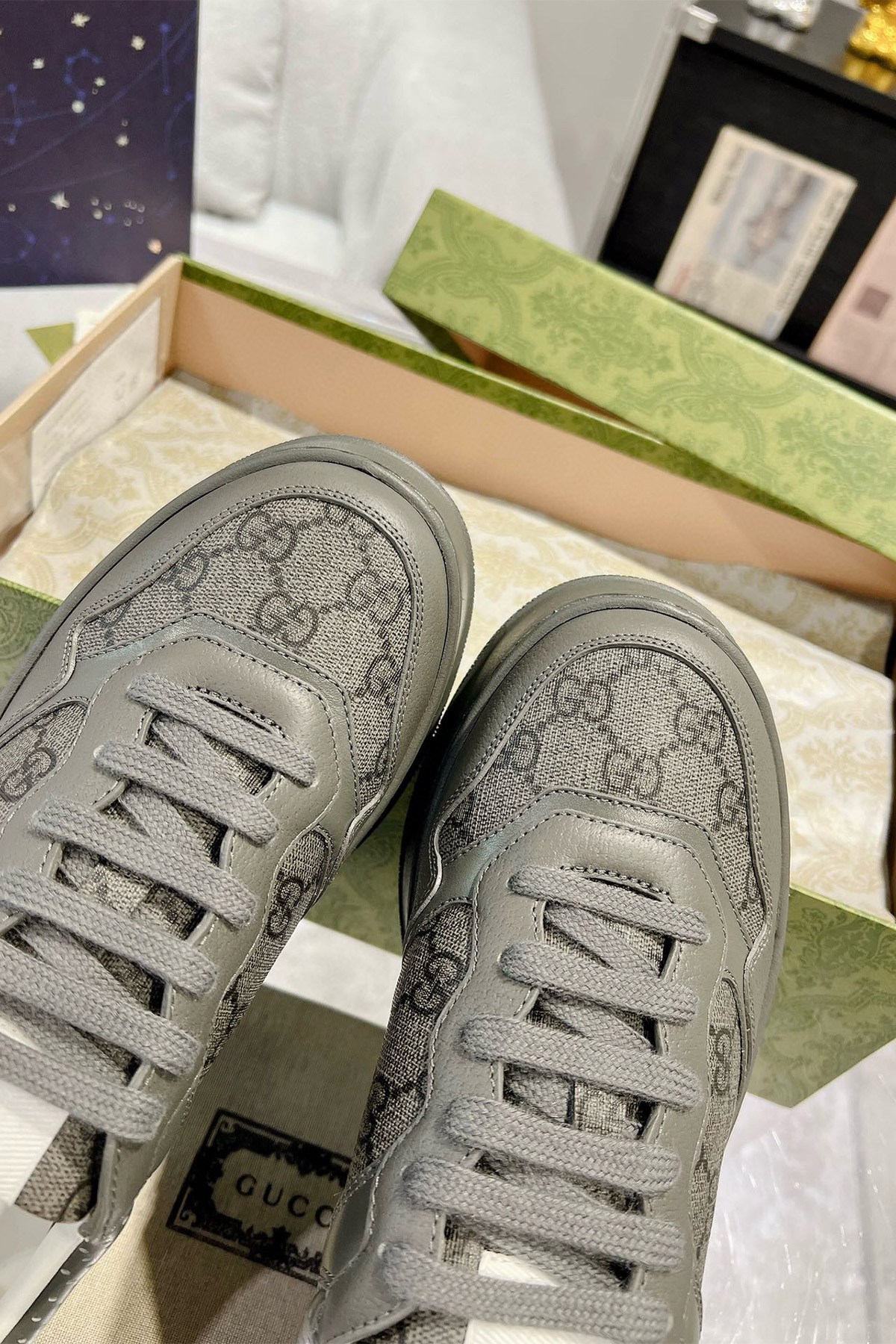 Gucci, Women's Sneaker, Grey - Afbeelding 4