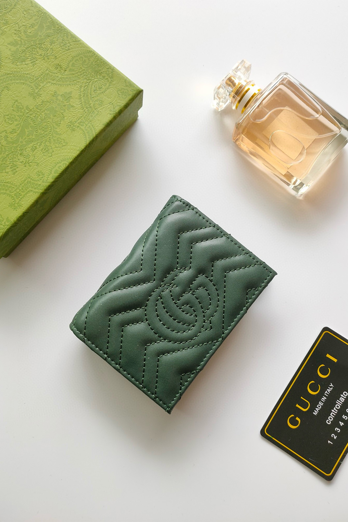 Gucci, Women's Wallet, Green - Afbeelding 3
