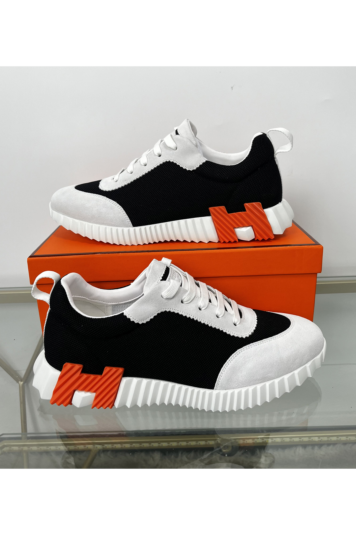 Hermes, Bouncing, Women's Sneaker, Black - Afbeelding 8
