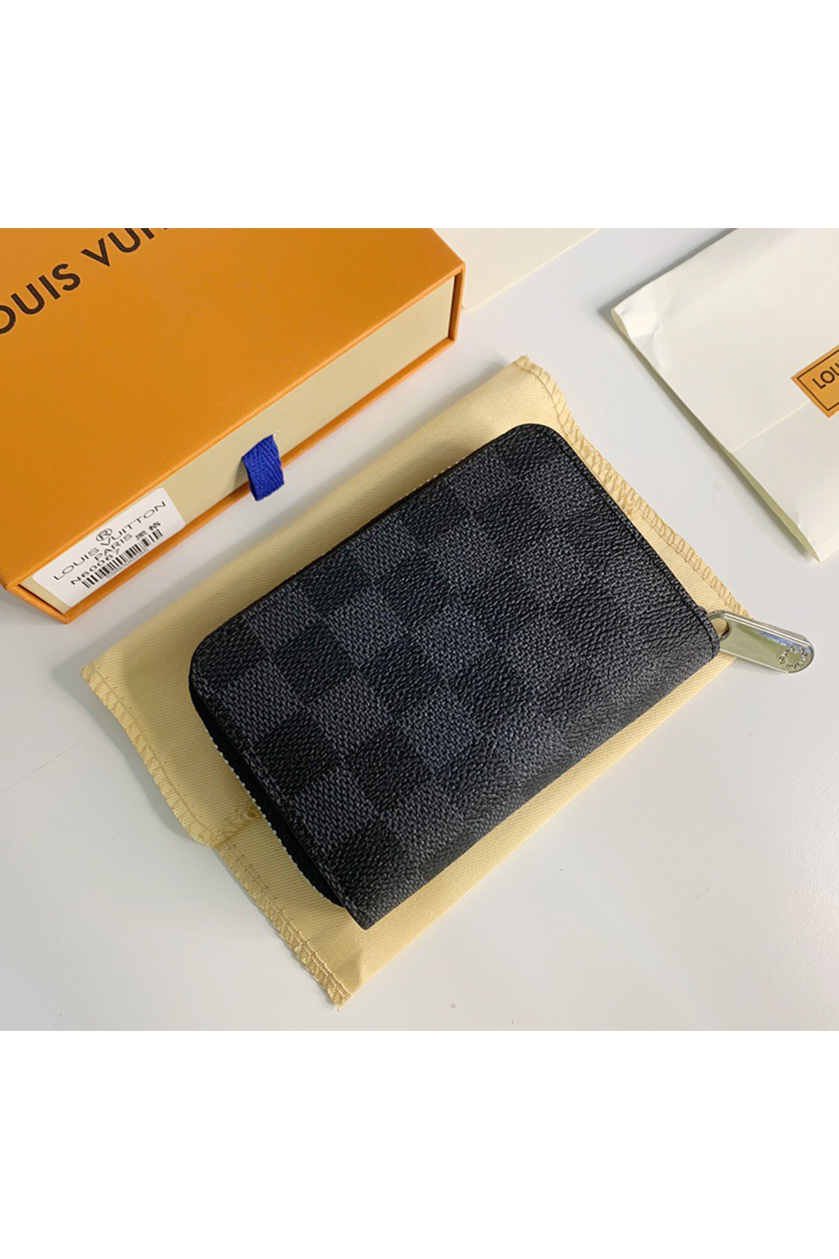Louis Vuitton, Unisex Wallet, Navy - Afbeelding 2