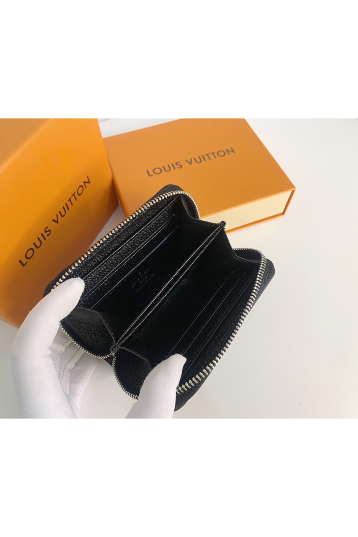 Louis Vuitton, Unisex Wallet, Navy - Afbeelding 8