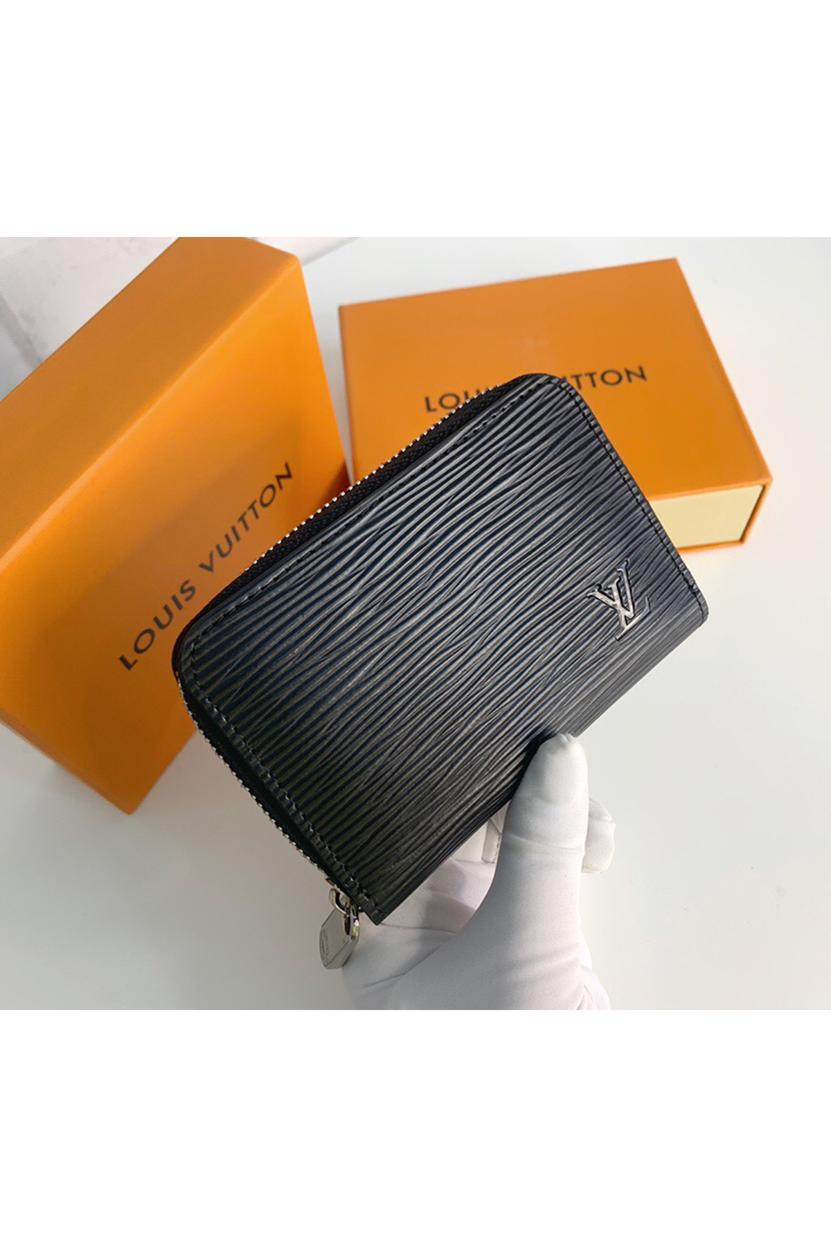 Louis Vuitton, Unisex Wallet, Black - Afbeelding 5