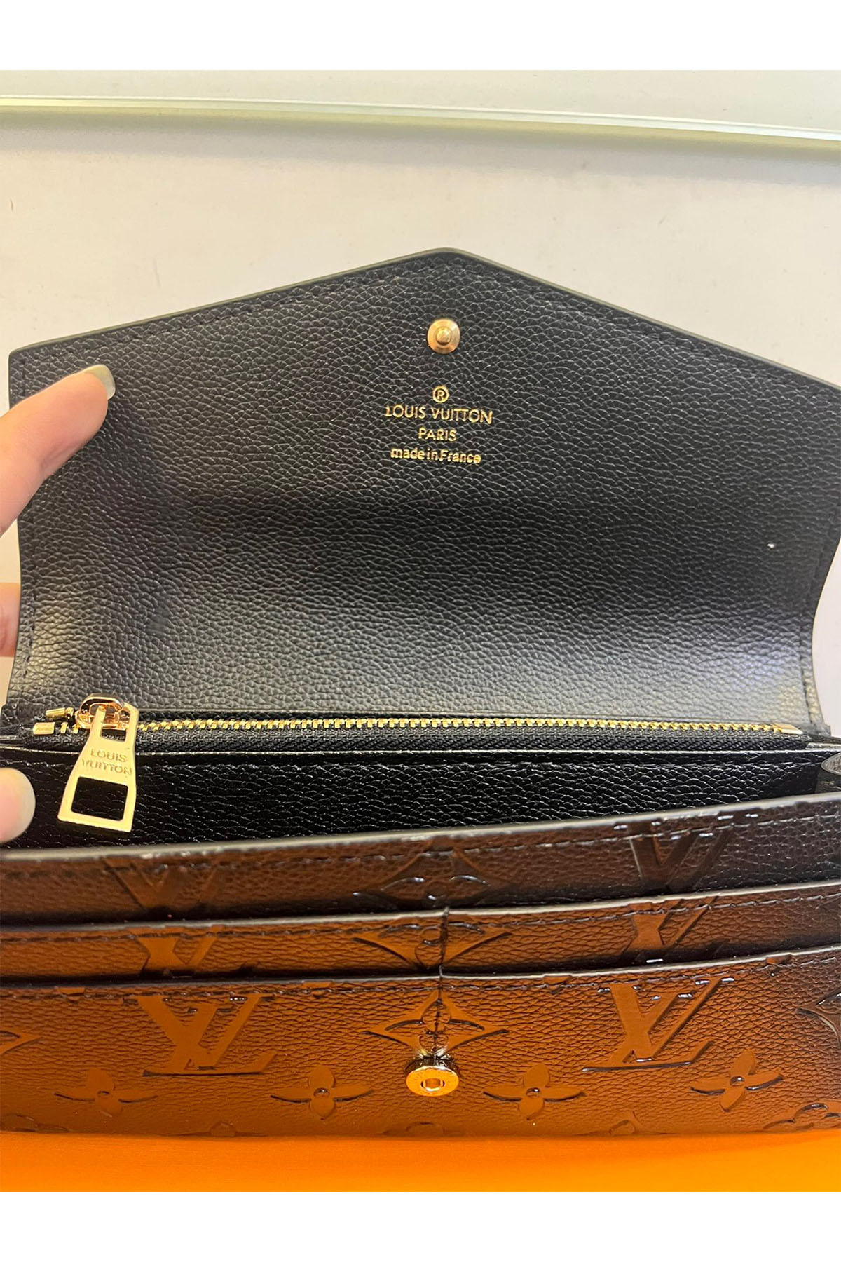 Louis Vuitton, Women's Wallet, Black - Afbeelding 4