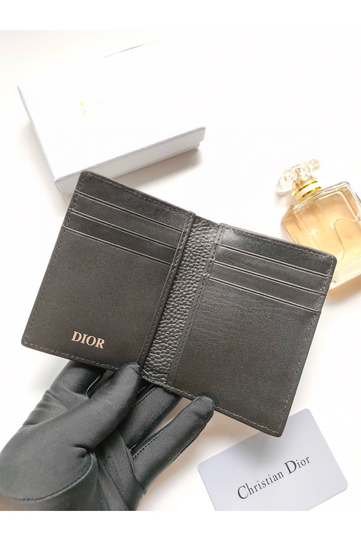 Christian Dior, Unisex Card Holder, Black - Afbeelding 5