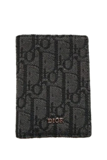 Christian Dior, Unisex Card Holder, Black