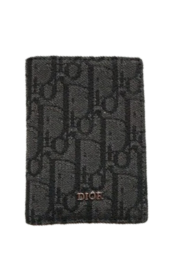 Christian Dior, Unisex Card Holder, Black