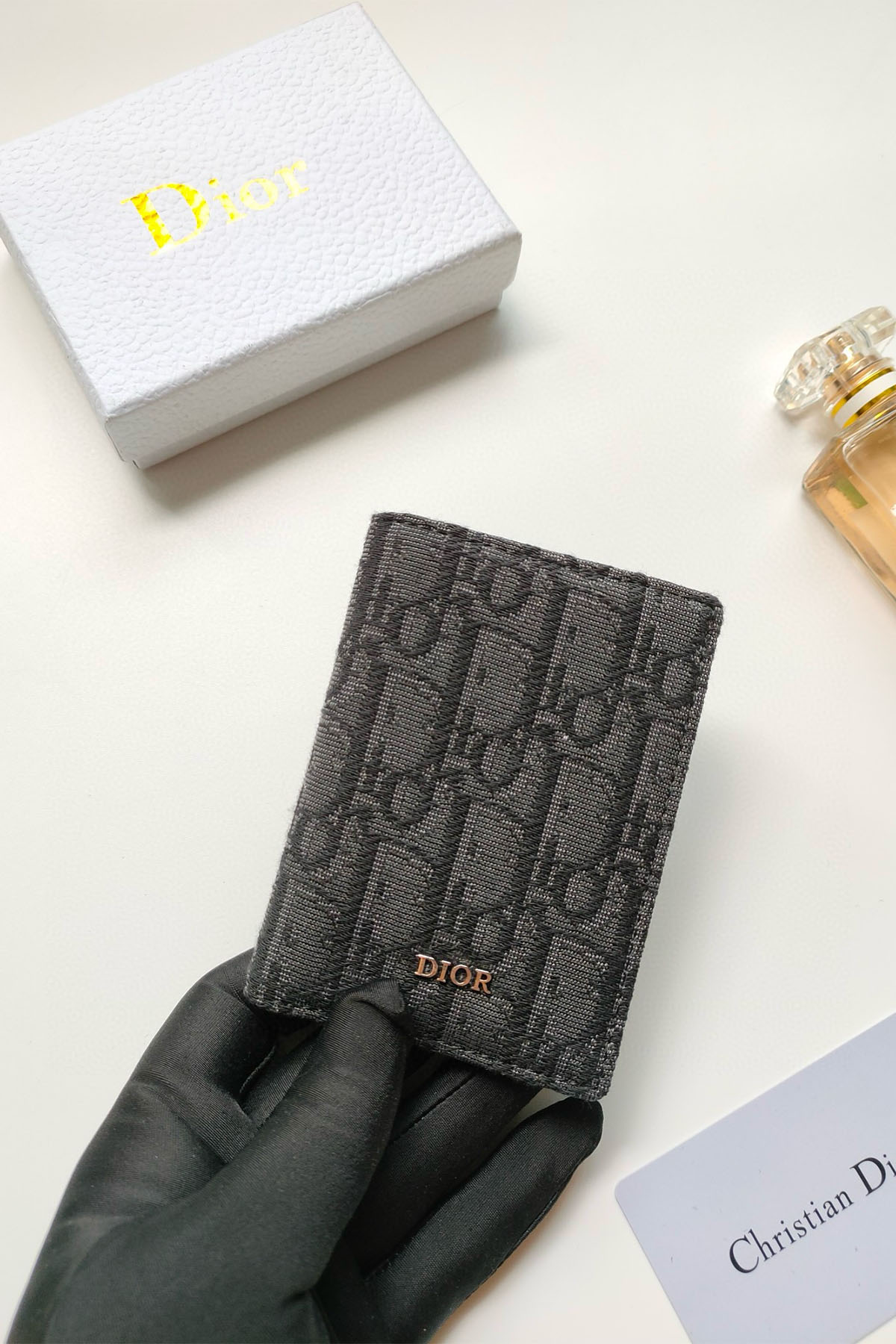 Christian Dior, Unisex Card Holder, Black - Afbeelding 5