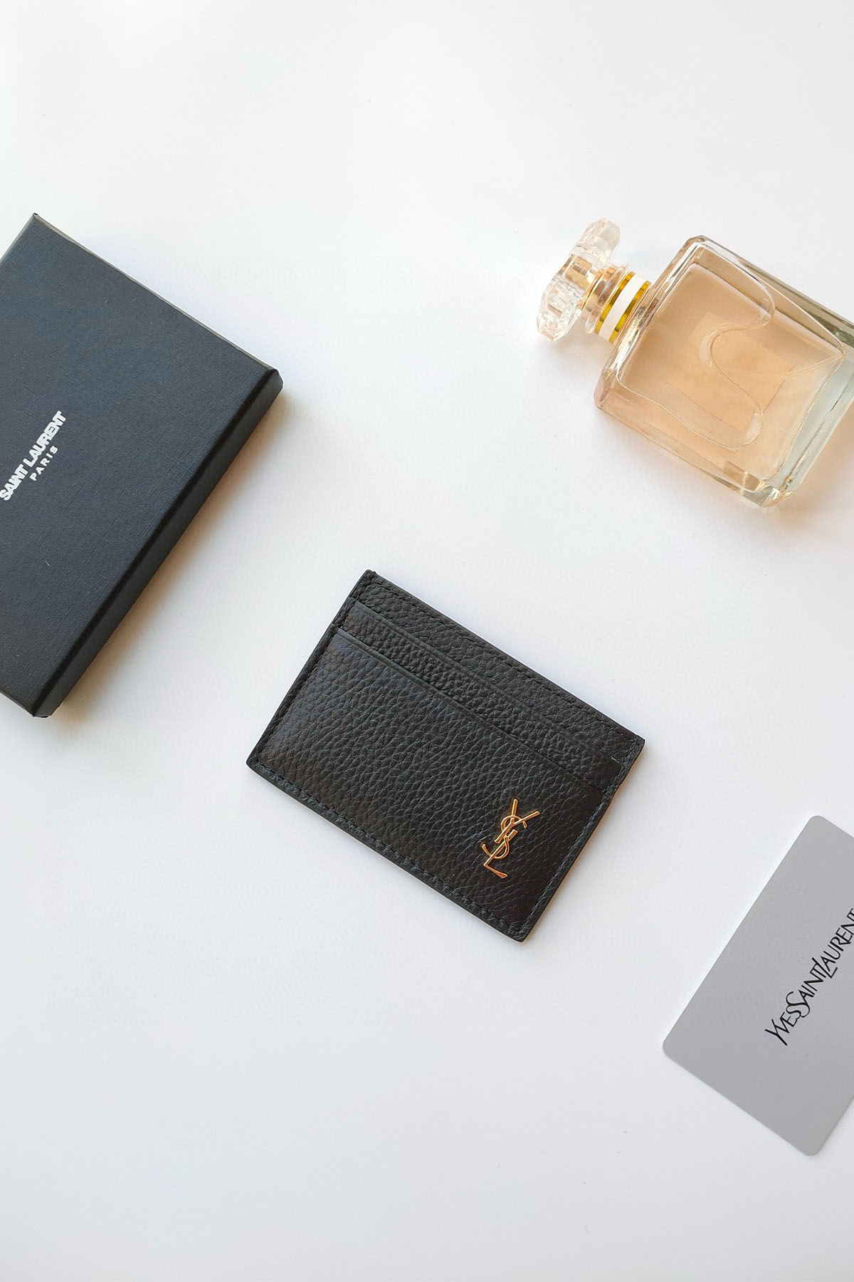 Yves Saint Laurent, Unisex Cardholder, Black - Afbeelding 3