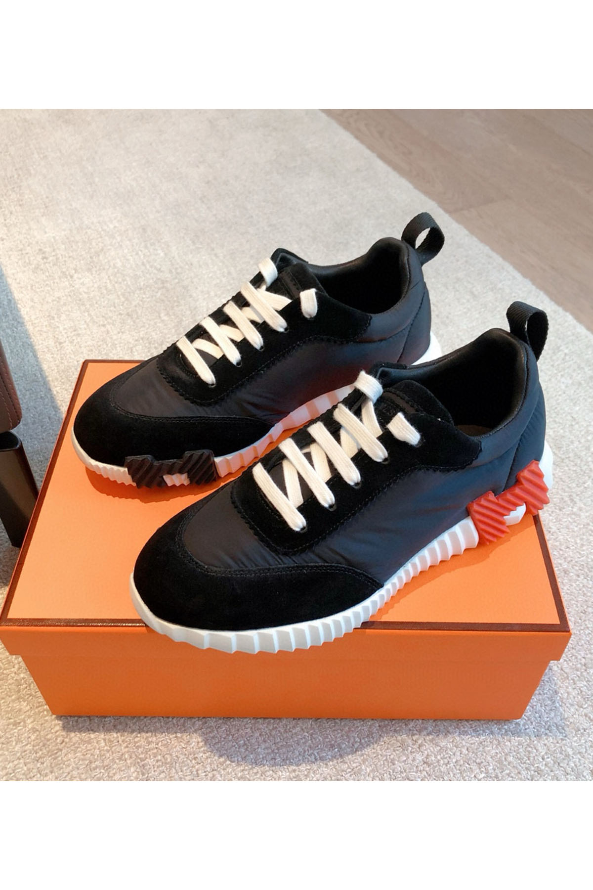 Hermes, Bouncing, Women's Sneaker, Black - Afbeelding 2