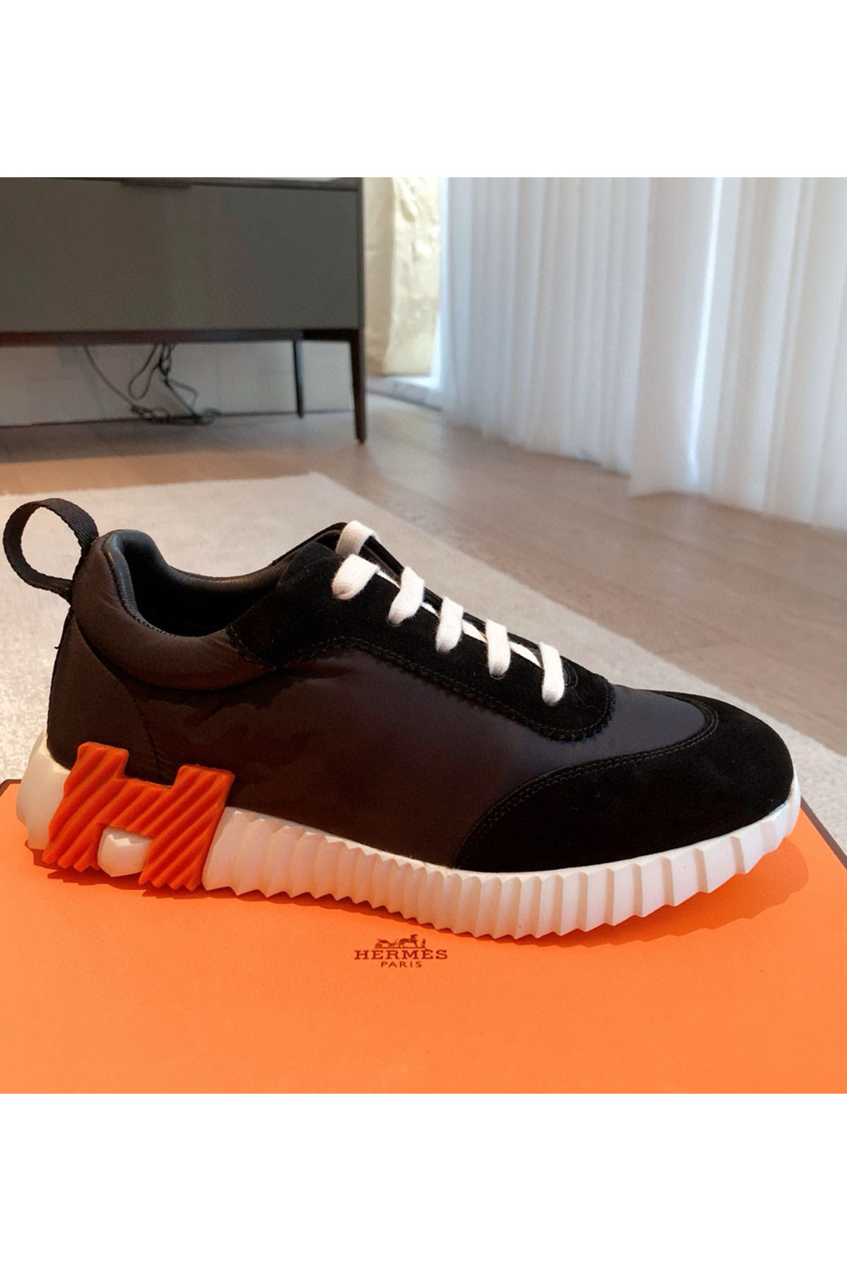 Hermes, Bouncing, Women's Sneaker, Black - Afbeelding 5