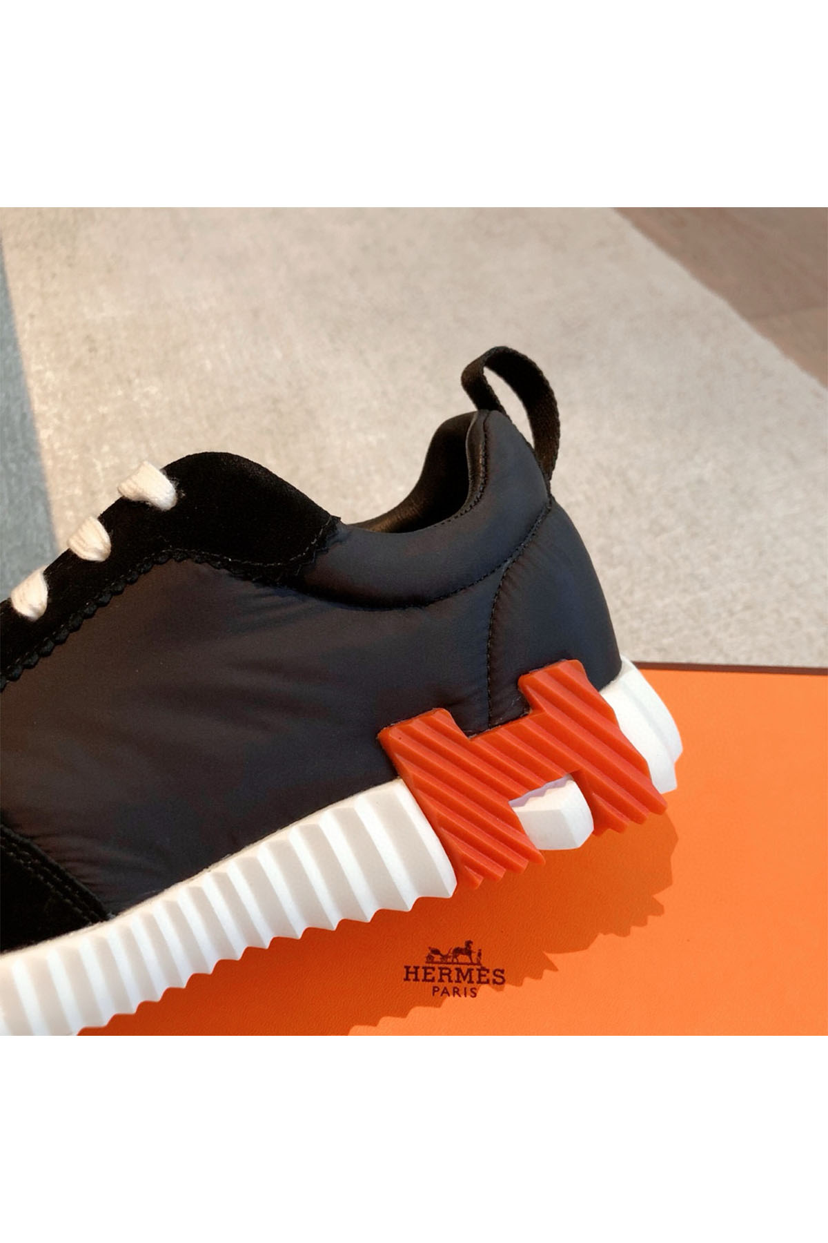 Hermes, Bouncing, Women's Sneaker, Black - Afbeelding 7