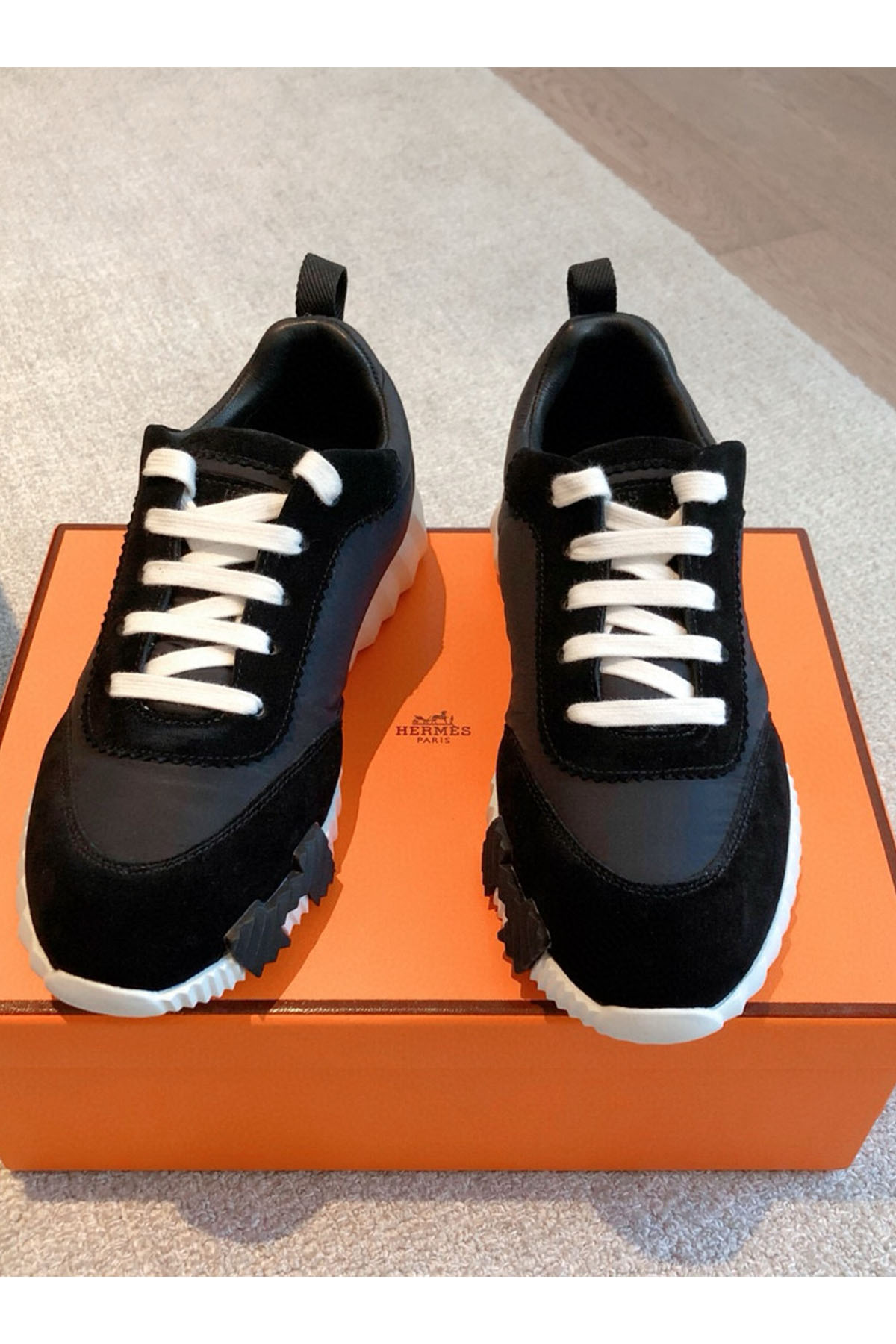 Hermes, Bouncing, Women's Sneaker, Black - Afbeelding 10